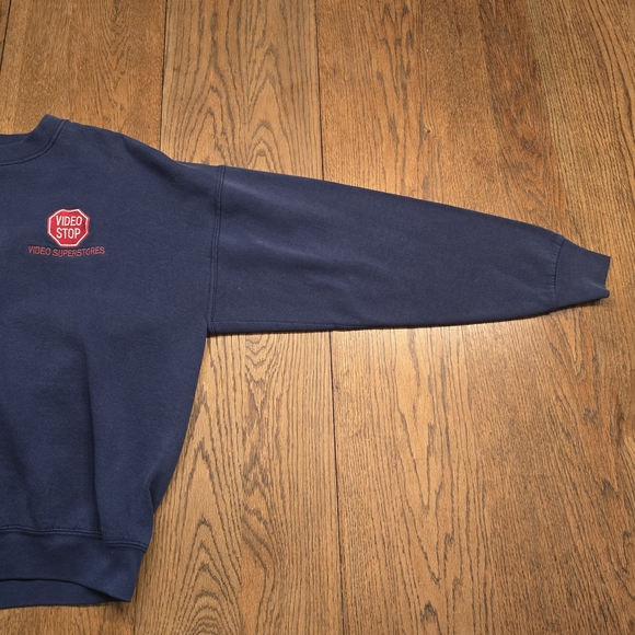 Vintage Video Stop Video Superstores Crewneck Sweatshirt Fruit of the Loom XL - Picture 4 of 9